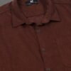 HERE&NOW Men Brown Self-Design Slim Fit Casual Shirt