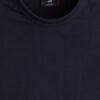 H&M Men Slim Fit Black Cotton T-Shirt