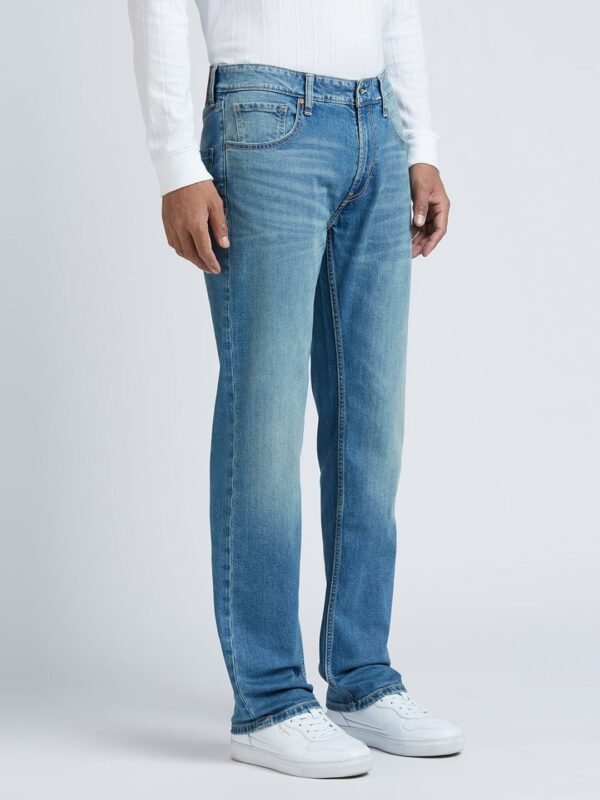 Pepe Jeans Men Holborne Regular Fit Light Fade Stretchable Jeans – Medium Blue