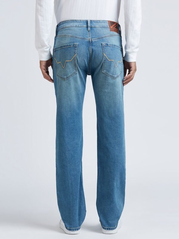 Pepe Jeans Men Holborne Regular Fit Light Fade Stretchable Jeans – Medium Blue