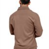 IKON FASHION Men Coffee Brown Textured Polycotton Casual Shirt – Spread Collar