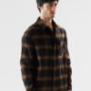 The Souled Store Men Brown & Black Tartan Checked Oversized Cotton Casual Shirt