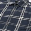 VASTRADO Men Slim Fit Tartan Checked Cotton Casual Shirt – Navy Blue, White & Grey